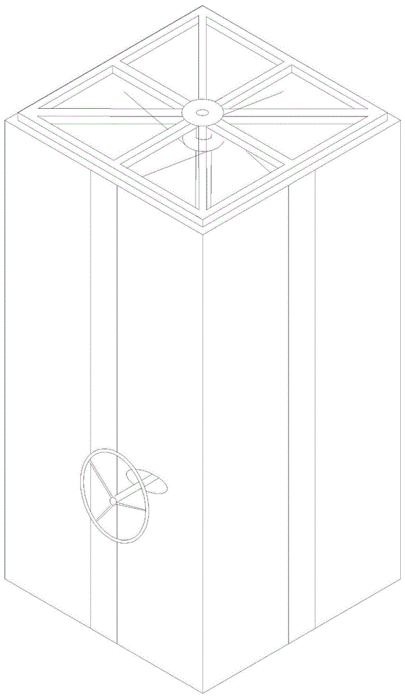 一种可伸缩的电梯井筒模的制作方法