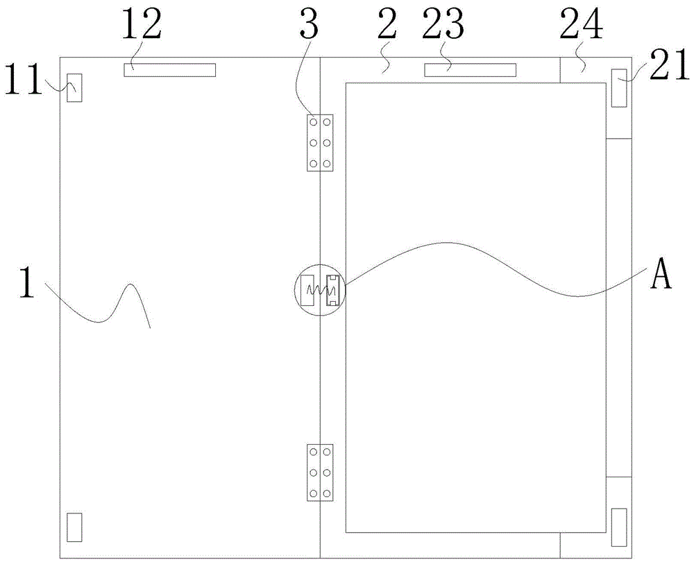 一种隔音减震门的制作方法