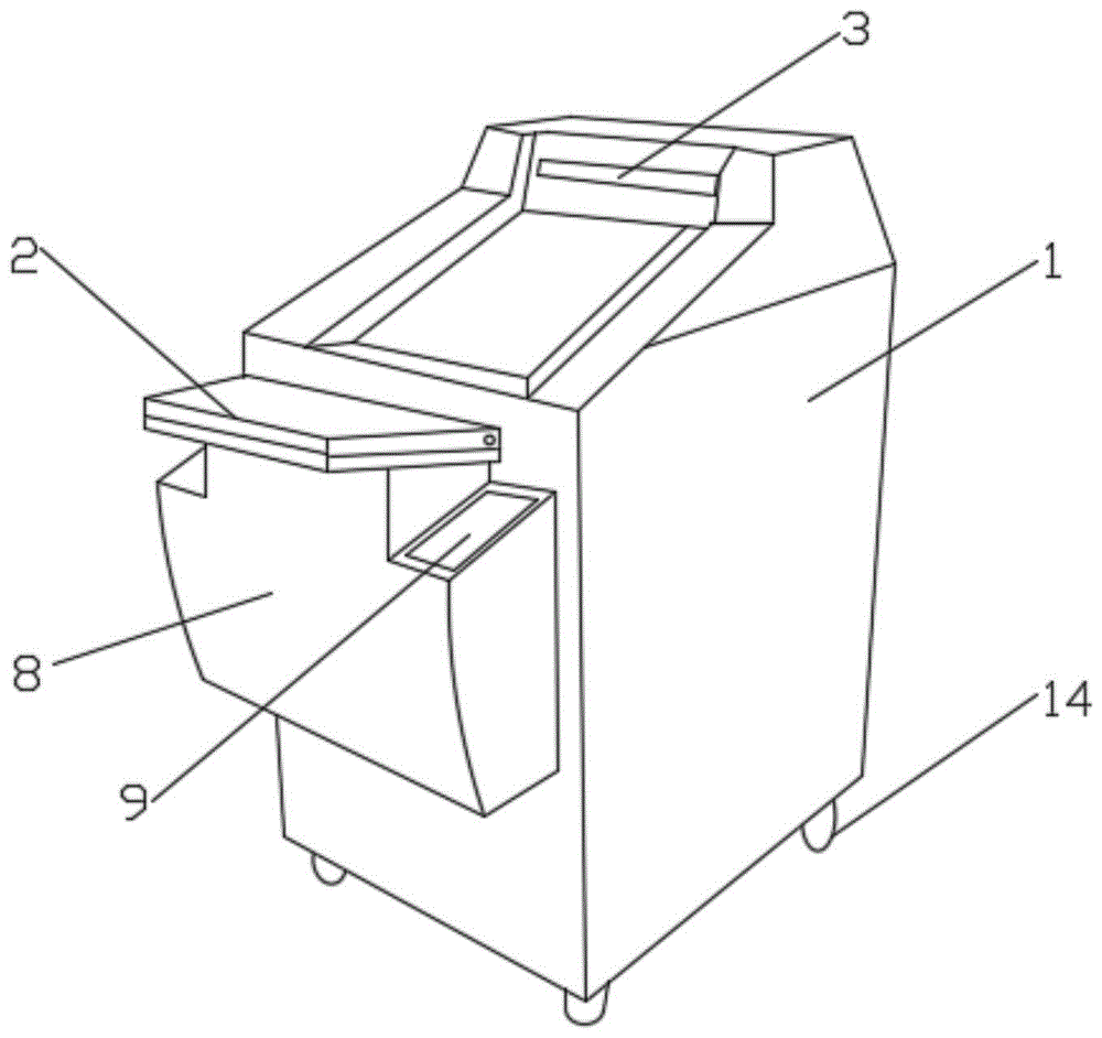 一种可检测胶片冲洗数量的工业胶片洗片机的制作方法