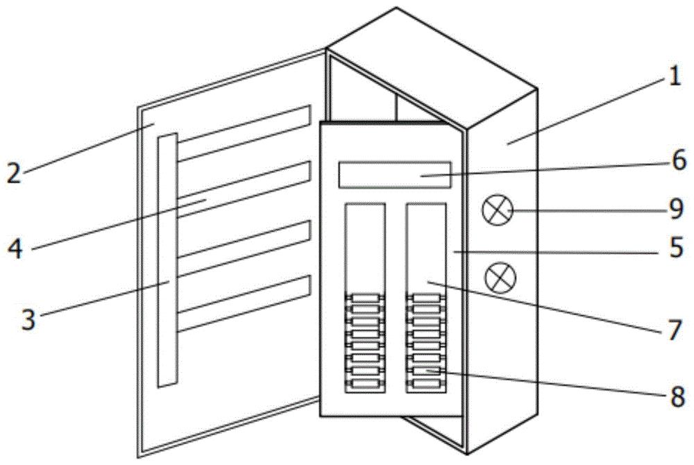 一种具有双开门的电气柜的制作方法