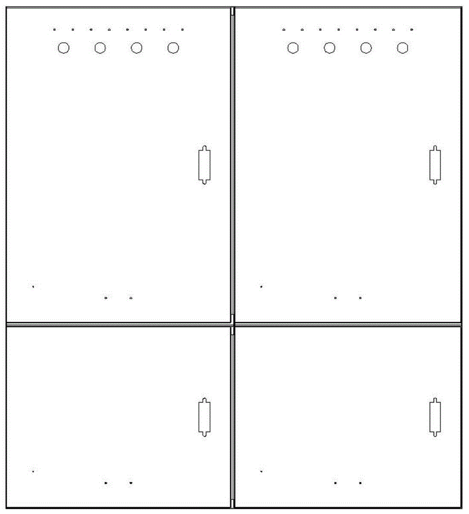 一种无缝拼接组合的配电柜的制作方法