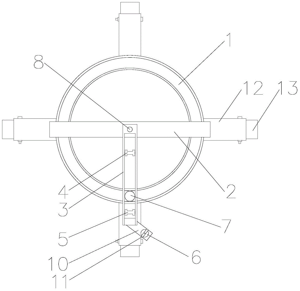 一种井口放线滑轮机构的制作方法