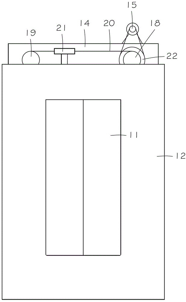 电梯轿厢与层门间隙的防护机构的制作方法