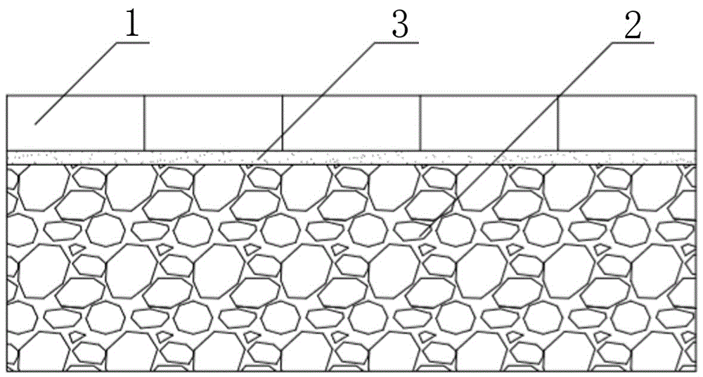 一种去污建筑垃圾透水铺装结构的制作方法