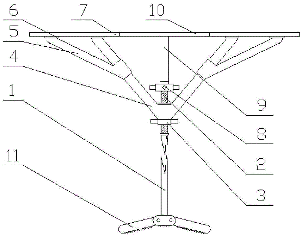 一种混凝土用平板支撑器的制作方法