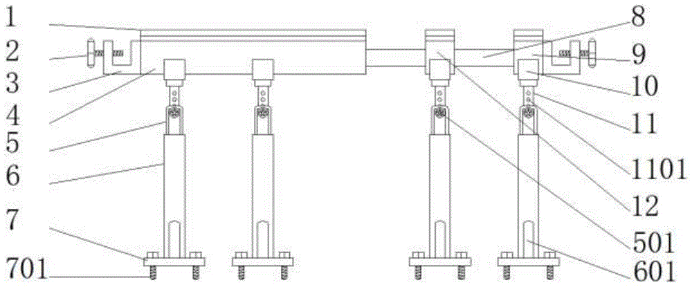 一种土木工程用建筑模板连接架的制作方法