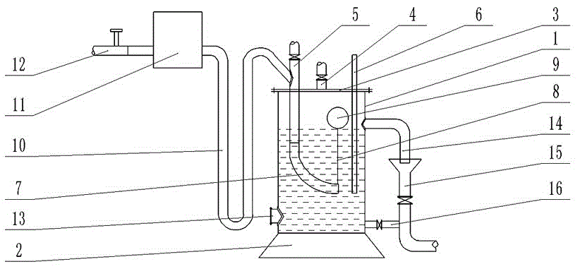 一种焦炉煤气水封槽的制作方法