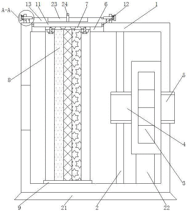 一种易于取出滤芯的空气净化器的制作方法