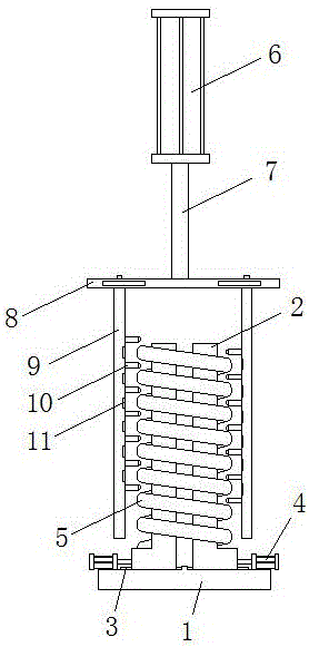 弹簧自动内外径调节机构的制作方法