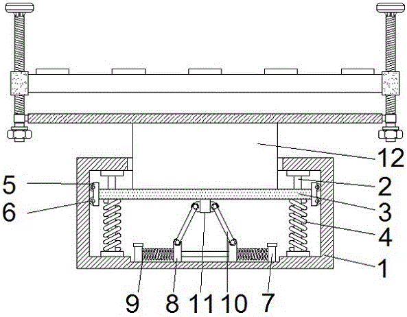 一种建筑钢构用的减震底座的制作方法