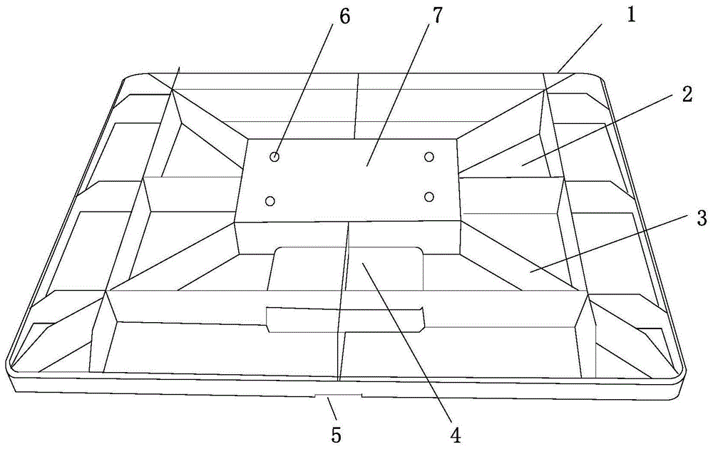 一种与配重为一体的立牌底座的制作方法