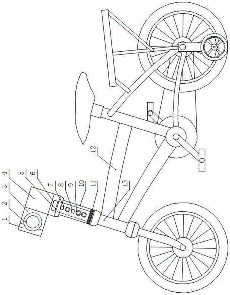 一种儿童自行车车把升降结构的制作方法