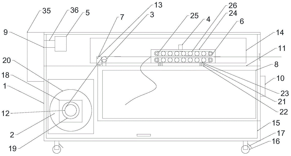 一种生产短纤针刺无纺布用切边收卷机的制作方法
