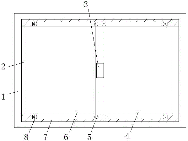 一种防撞型铝合金门窗的制作方法