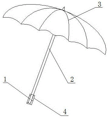 一种新型材料雨伞的制作方法