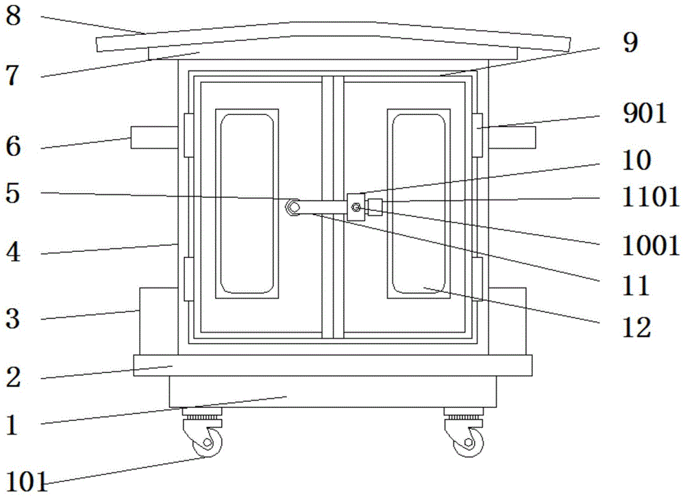 一种建筑器材存储箱的制作方法