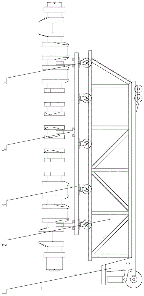 一种大型曲轴送检车的制作方法