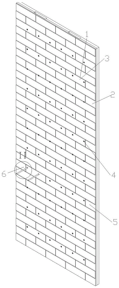 一种砖纹展示陈列面板的制作方法