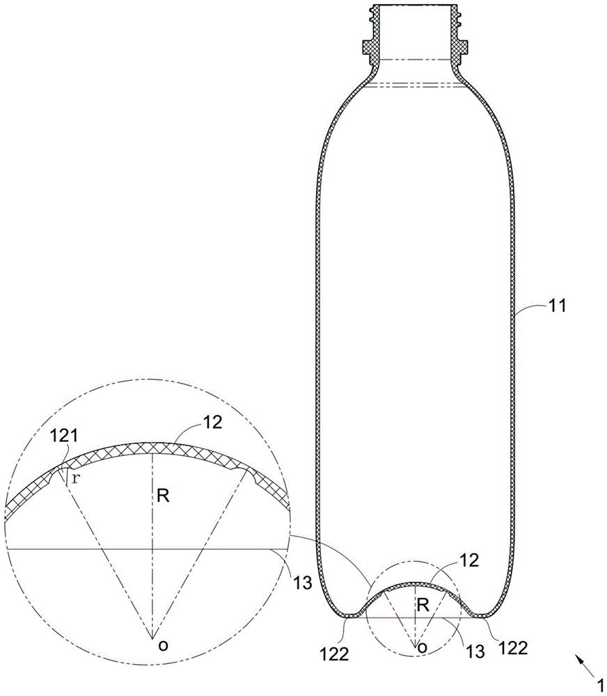 一种气泡机水瓶定向破裂保护结构的制作方法