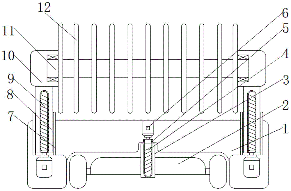 一种变压器线圈放置架的制作方法