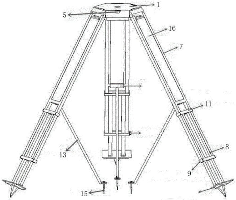 盾构机工程精准定位脚架的制作方法