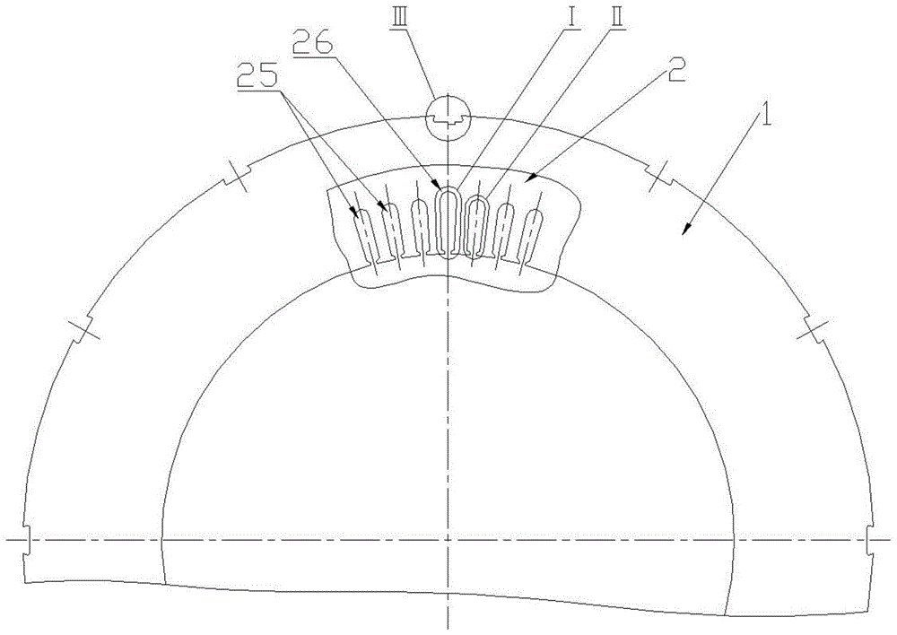 一种每极每相槽数为7的大小槽定子冲片的制作方法