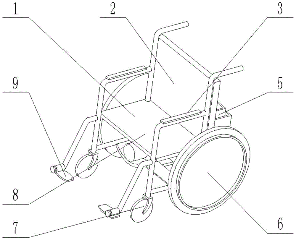 一种组合式轮椅的制作方法