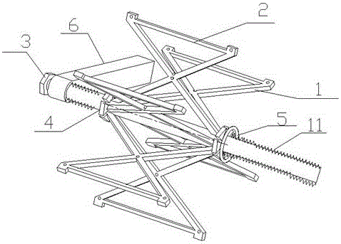 一种可伸缩络丝机定型架的制作方法