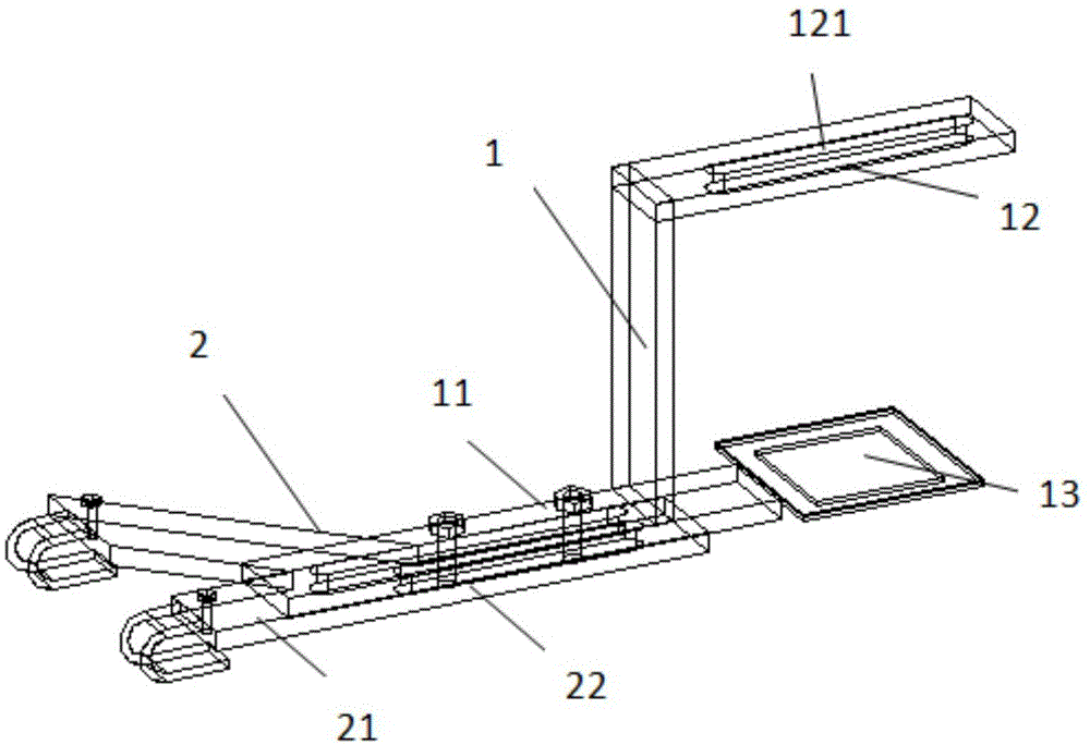一种适用于钢结构测量校正的仪器支架及其测量方法与流程