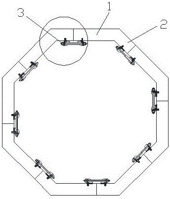 具有固定转角的多边形塔筒砼预制构件及其可调式模具的制作方法