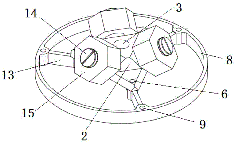 激光陀螺的分体式伞状机械抖动装置的制作方法