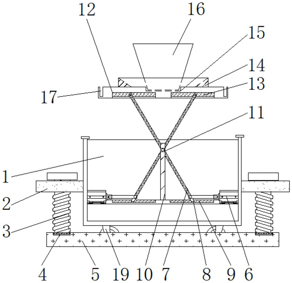 一种防倾斜的建筑运输用升降台的制作方法