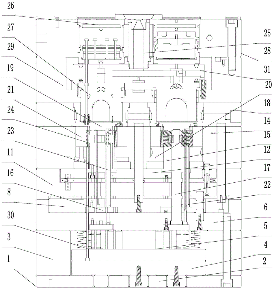 包塑转子双色注塑模具的制作方法