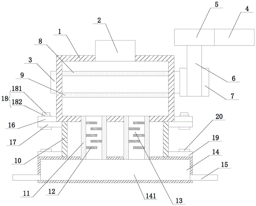 一种厌氧池旋转布水器的制作方法