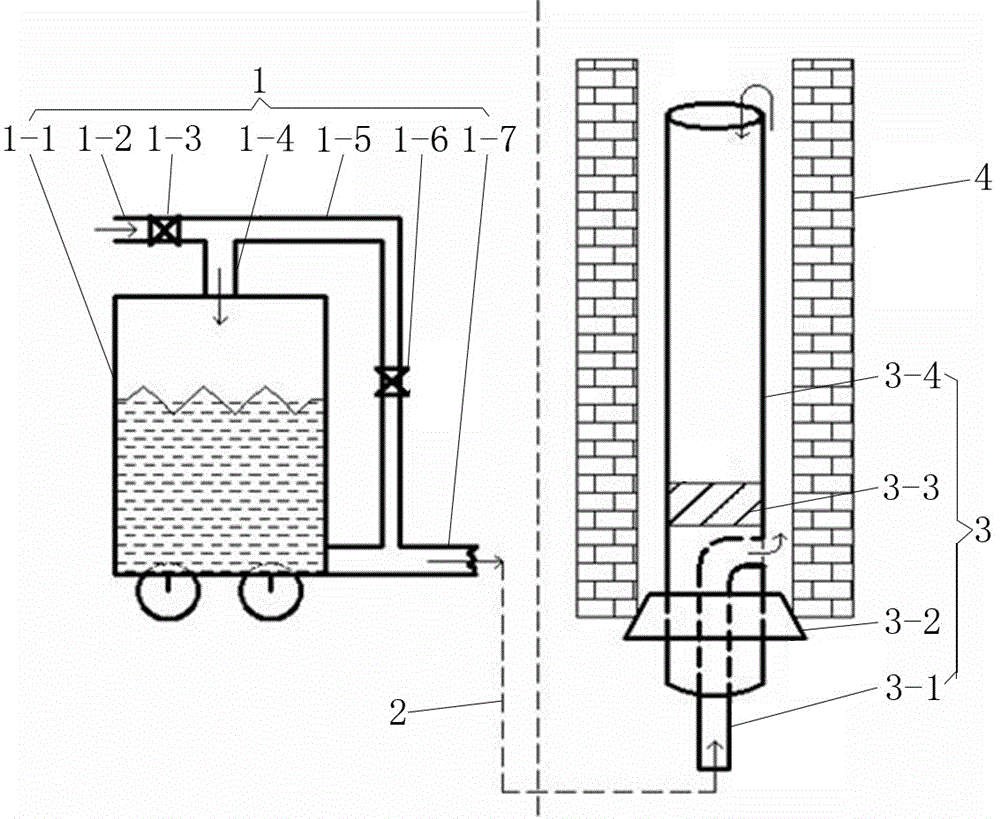 焦炉砖煤气道喷补装置的制作方法