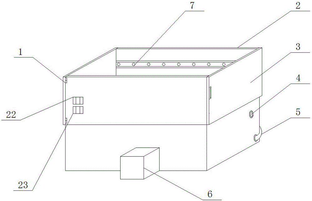 一种建筑工地用工程车冲洗装置的制作方法