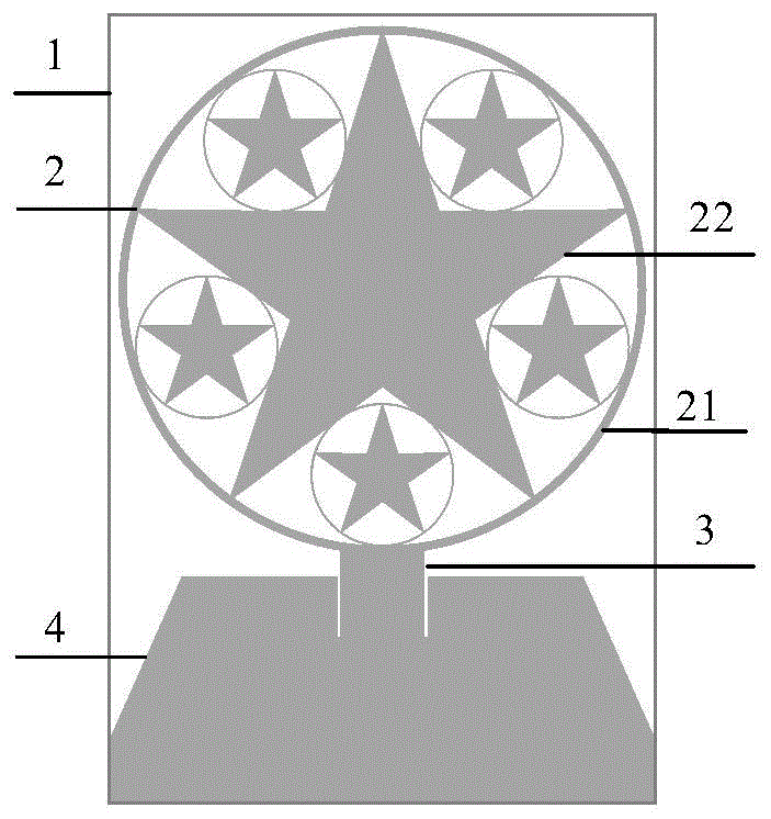 一种类Sierpinski分形超宽带天线的制作方法