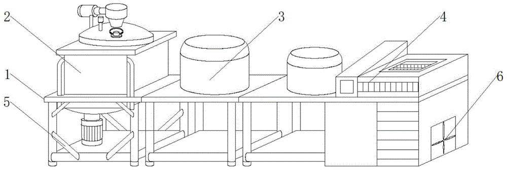 一种乳化锅上盖升降装置的制作方法