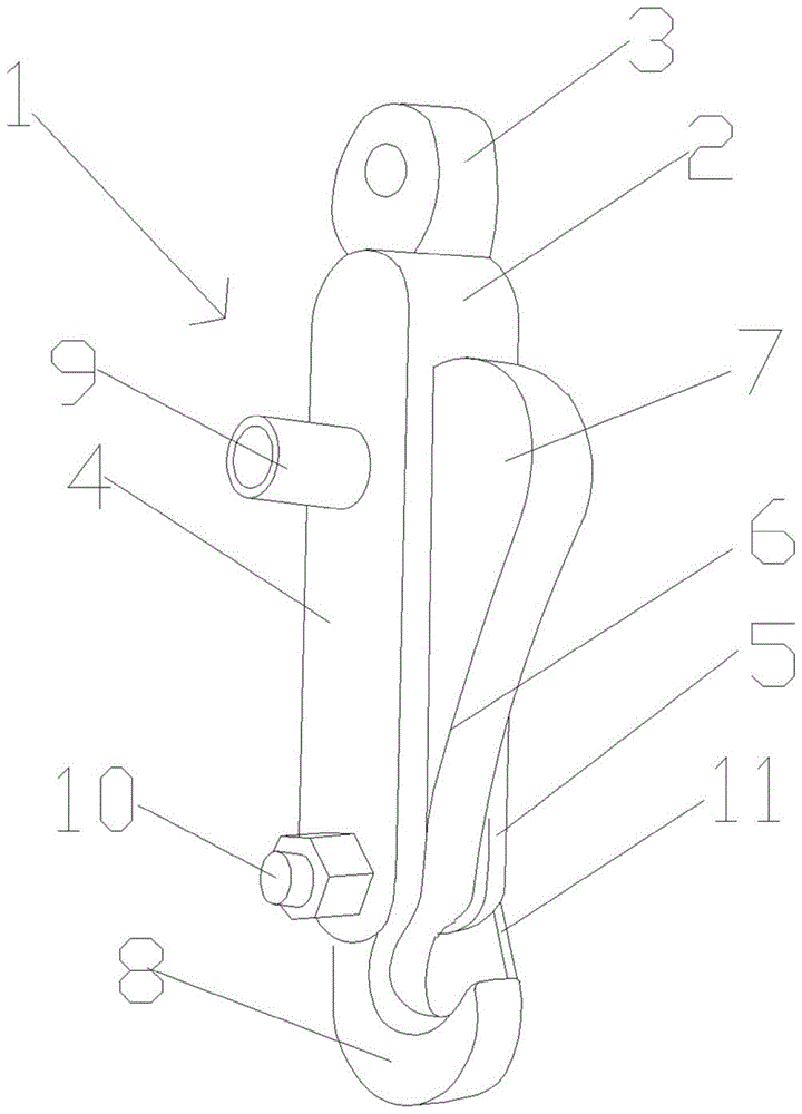 自卸吊钩的制作方法