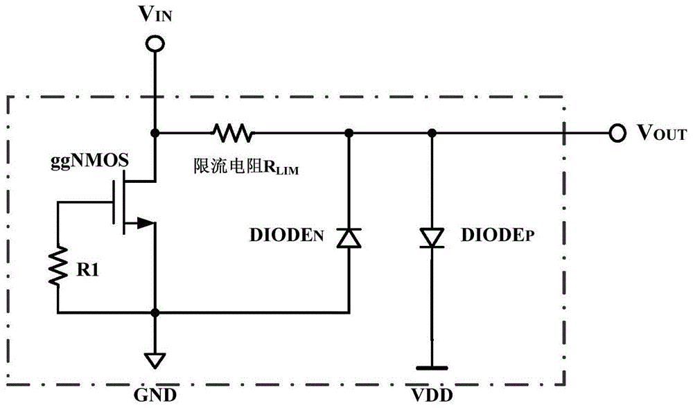 一种单电源供电的双极性输入过压钳位及ESD保护电路的制作方法