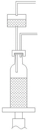 一种生产醋用的直线式负压灌装机的制作方法
