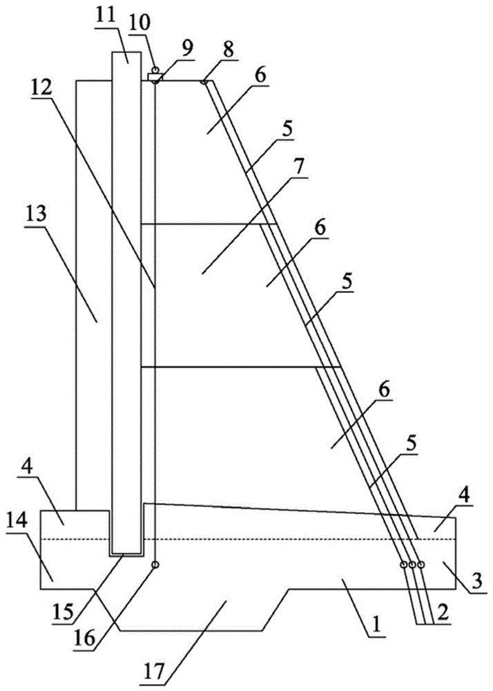 一种肋板分块吊装的装配式扶壁挡土墙的制作方法