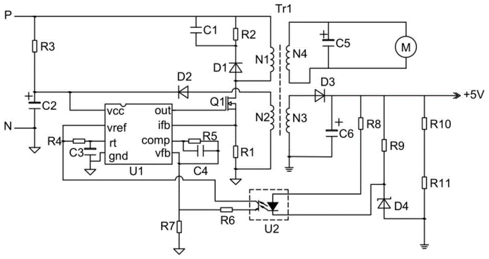 一种变频器开关电源电路的制作方法