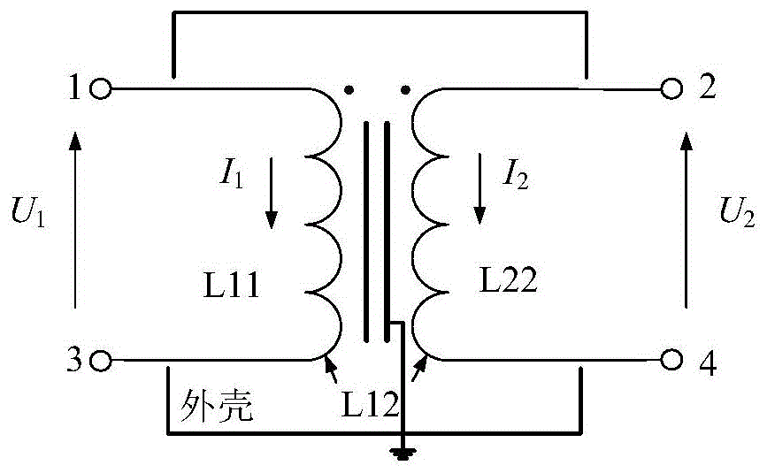 一种考虑电容效应的单相双绕组高频变压器电磁暂态等效建模方法与流程