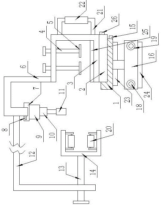 一种小型建筑饰板冲压加工装置的制作方法