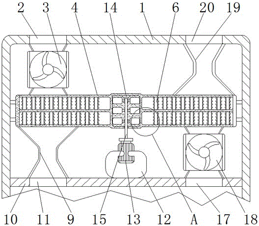 一种带散热结构交换机的制作方法