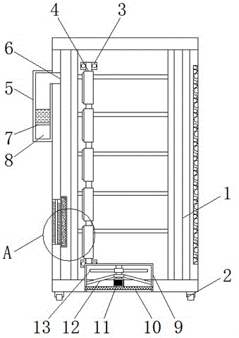 一种带防尘结构的新型机柜的制作方法