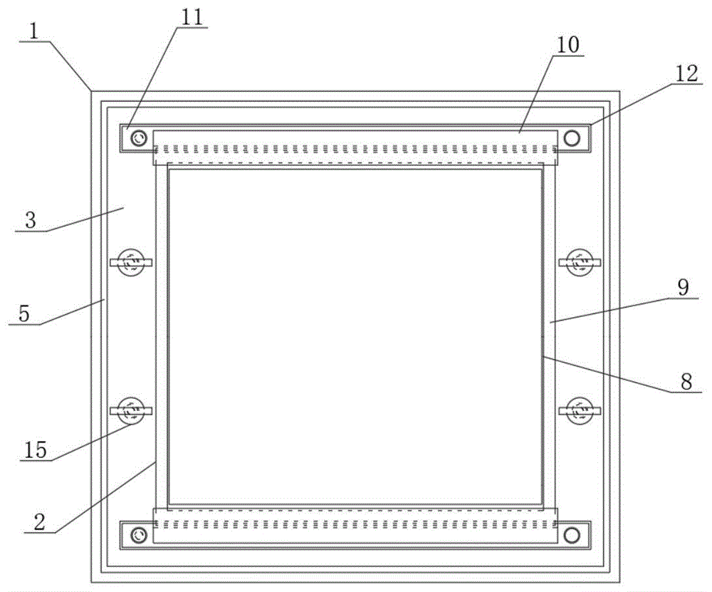 一种拆卸式建筑窗体玻璃面板安装结构的制作方法