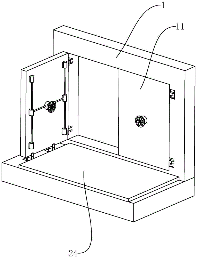 一种液压立转式隔断门的制作方法