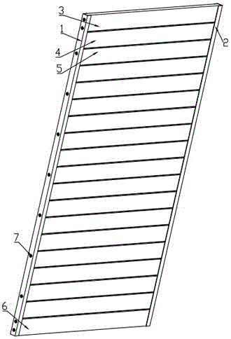 U型铁框木门的制作方法